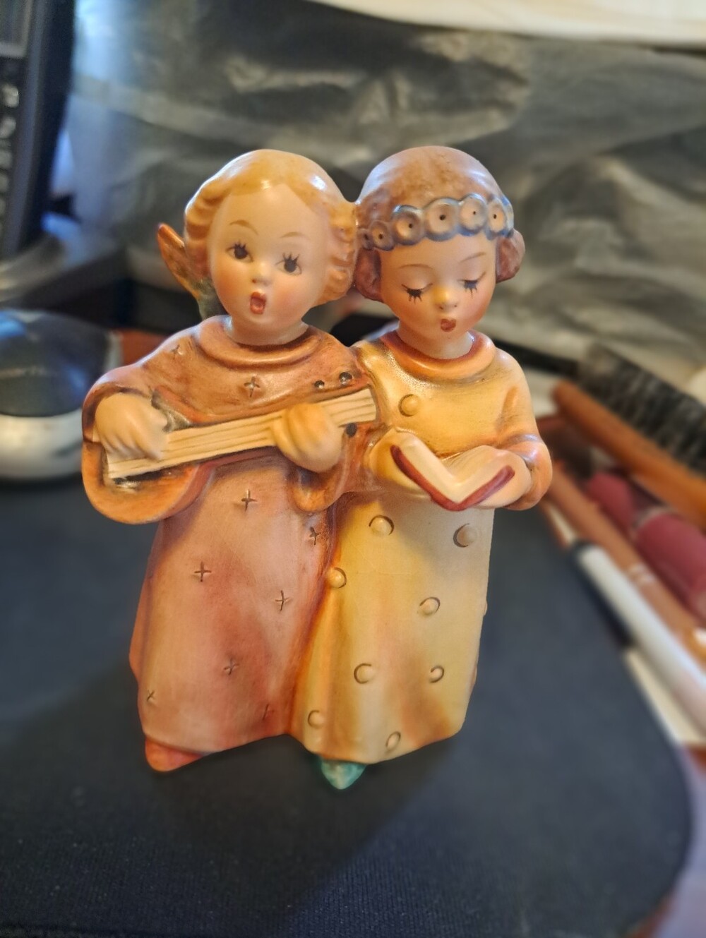 RARE Vintage Goebel Hummel TMK 2 Angelic Song # 144 Figurine 4" H Excellent!